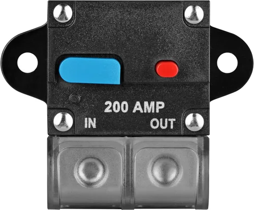 Miniatura 9 de Disyuntor de circuito de 100 amperios de audio para automóvil, energía solar, inversor de fusibles en línea con cubierta impermeable para motor