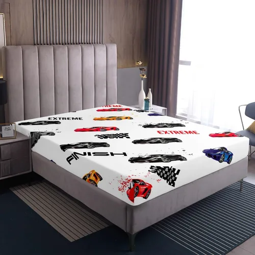 Miniatura 10 de Feelyou Juego de sábanas para niños con diseño de aguacate, ropa de cama bonita con frutas para niños y niñas, 1 sábana encimera y 1 sábana bajera