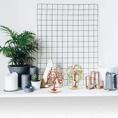 Miniatura 3 de Jovivi Árbol de cuarzo natural con cristales curativos de 7 chakras, árbol del dinero, base de ágata geoda, adornos de Feng Shui, decoración