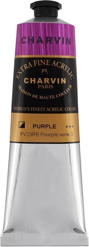 Miniatura 169 de Charvin Pintura acrílica profesional extrafina – verde absenta, tubo de 2.1 fl oz, pigmentos de triple fresado, resistente a la luz, pinturas
