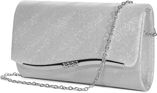 Miniatura 11 de UBAYMAX - Bolsos de noche, clutch, carteras para mujer, damas, niñas, bolsos cruzados, bolsa de hombro, para boda, graduación, fiesta, compromiso