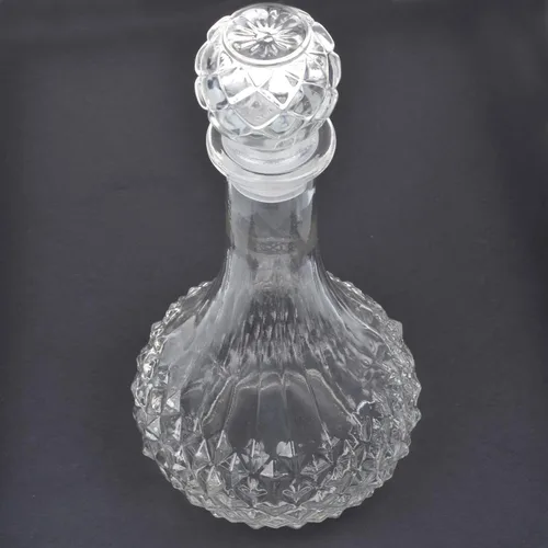 Miniatura 2 de KLOUD City® Decantador de licor de vino de whisky transparente de 33.8 fl oz con tapón