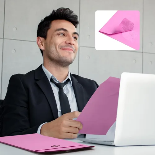 Miniatura 5 de 300 sobres Manilla de 6 x 9 pulgadas, cierre de papel kraft con cierre de cierres para almacenar correo, papel kraft de 28 libras para documentos
