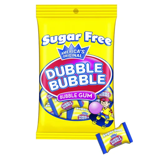 Miniatura 2 de Tootsie Roll Dubble Bubble Bolsas sin azúcar, 3.25 oz (paquete de 12)