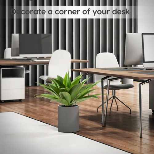 Miniatura 7 de Velener Plantas artificiales de agave falsas, Plantas suculentas falsas para decoración de habitaciones, tallos de plantas de agave sintético sin
