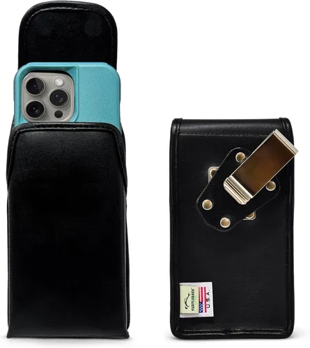 Miniatura 20 de Turtleback Clip para cinturón para iPhone 16 Pro, 16e, 15 Pro 14 Pro 13 Pro - Grande: se adapta con fundas de estilo voluminoso Defender, nailon