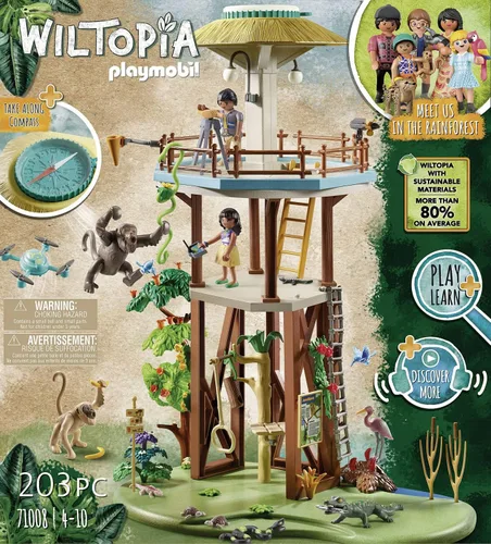 Miniatura 3 de Playmobil Torre de investigación Wiltopia con brújula