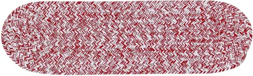 Miniatura 31 de Super Area Rugs Farmhouse - Alfombra trenzada de algodón reversible para cocina, gris y blanco, 4 x 6 pies, ovalada