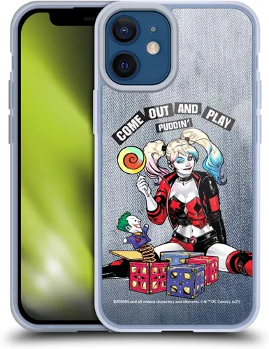 Miniatura 23 de Head Case Designs Funda de gel suave con licencia oficial de Batman DC Comics Love Hate Joker Harley Quinn Graphics [protección de grado militar]