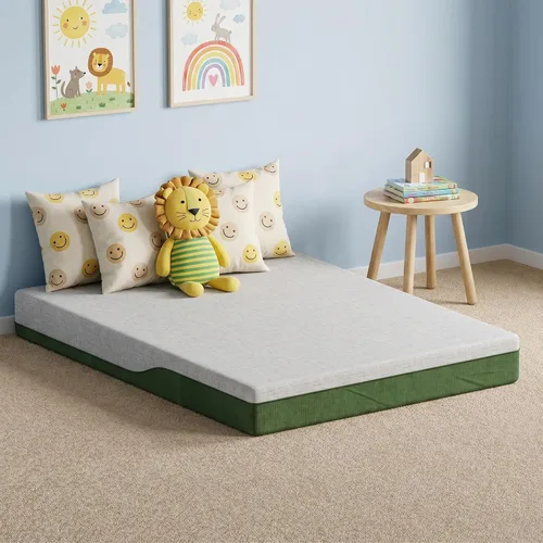 Miniatura 6 de Colchón Tamaño Twin, Colchón de Espuma Viscoelástica con Gel de 6 Pulgadas para Noches de Sueño Fresco y Alivio de Presión, Colchón de Firmeza Media