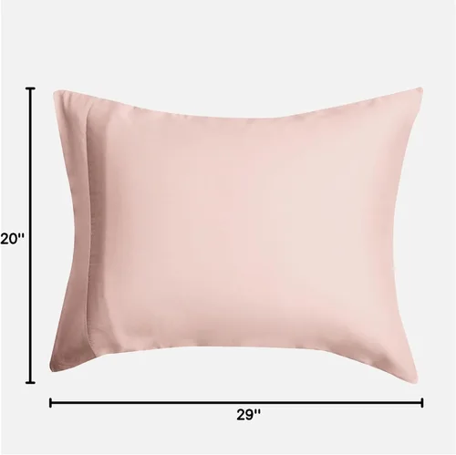 Miniatura 4 de Juego de fundas de almohada DOZ, 100% viscosa derivada del bambú, cultivada orgánicamente, extremadamente suave, sedosa, transpirable, refrescante