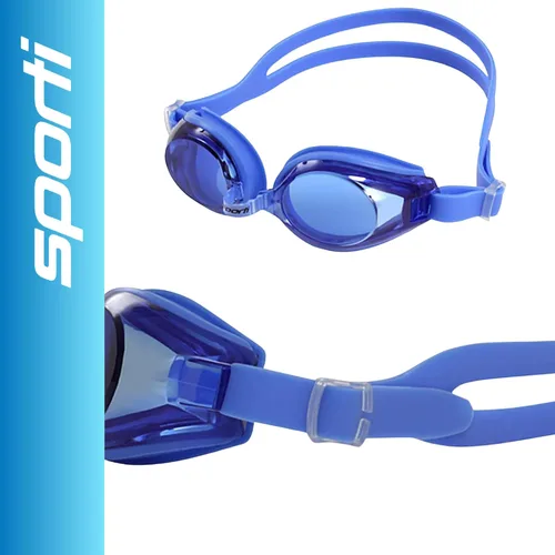 Miniatura 2 de Sporti Gafas de natación unisex para adultos con óptica positiva, gafas antivaho para hombres y mujeres, resistentes a las roturas, con dobles