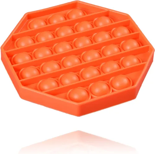 Miniatura 7 de Juguete sensorial de silicona Push Pop Bubble Fidget – Juguete para ansiedad Push Pop Fidget para niños y adultos – Top Autismo Necesidades