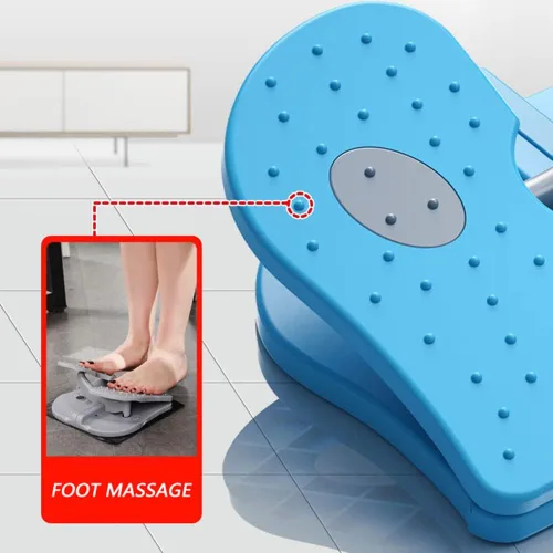 Miniatura 4 de Ejercitador de máquina de escalones para uso doméstico, pedal de escritorio, ejercitador de ciclo, paso a paso pequeño, equipo multifuncional