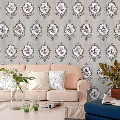 Miniatura 7 de J969 - Papel tapiz autoadhesivo extraíble de 17.7 pulgadas x 9.8 pies, papel de contacto decorativo para sala de estar, dormitorio, revestimiento