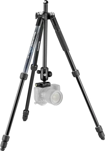 Miniatura 2 de Manfrotto Element MII - Trípode de aluminio de 4 secciones con cabezal de bola, negro