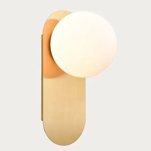 Miniatura 11 de HOLKIRT Juego de dos apliques de pared de latón, lámpara de pared moderna, aplique de pared con globo, luz de montaje en pared, iluminación de pared