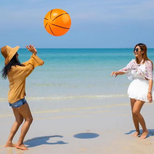 Miniatura 5 de durony 12 piezas de pelotas de baloncesto de playa de 11 pulgadas, pelotas de baloncesto inflables que rebotan, pelotas deportivas, juguetes que