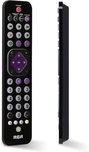 Miniatura 5 de RCA RCR313BE Mando a distancia universal de tres dispositivos con botones grandes, negro