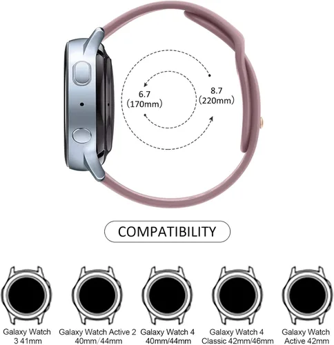 Miniatura 4 de Meliya - Correas compatibles con Samsung Galaxy Watch 6 de 40 mm y 44 mm / Correa para Galaxy Watch 6 Classic de 43 mm y 47 mm, correa deportiva