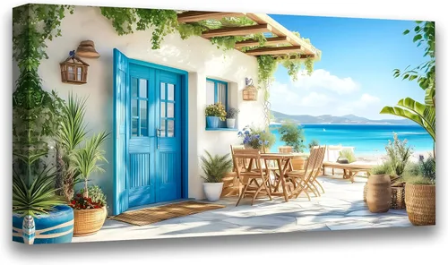 Miniatura 11 de Arte de pared de paisaje, impresiones en lienzo de paisajes naturales, decoración del hogar, bosque verde, pintura de árboles para sala de estar