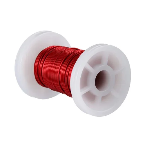 Miniatura 32 de BNTECHGO - Alambre magnético de 26 AWG, cable de cobre esmaltado para bobinado, 4 onzas, 0.0157 pulgadas de diámetro, 1 bobina de color rojo, Rojo 4