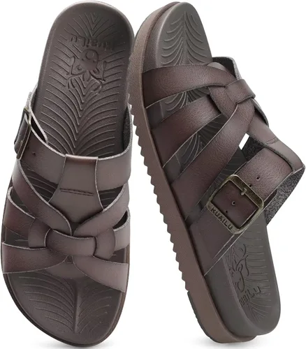 Miniatura 17 de KuaiLu Sandalias de gladiador para mujer con cómodo soporte de arco para verano, playa, vacaciones, caminar, viajes, pescador, toboganes, trajes