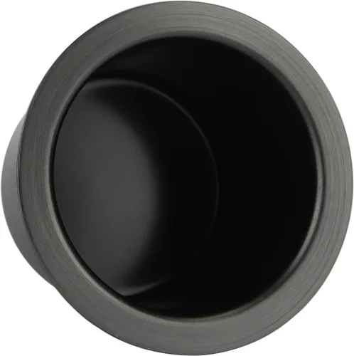 Miniatura 8 de 2 Piezas Portavasos Empotrados, Portavasos Automotrices de Acero Inoxidable 304, Soporte para Bebidas de Mesa de Póquer Negro de 3.3 Pulgadas, Mesa