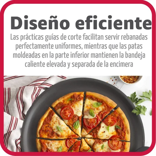Miniatura 6 de GoodCook AirPerfect - Sartén antiadherente para pizza de 16 pulgadas - Juego de 2 - Bandejas de pizza para horno, bandeja redonda perforada
