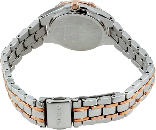 Miniatura 3 de Reloj de señoras de acero inoxidable con esfera de perlas Seiko SUT146