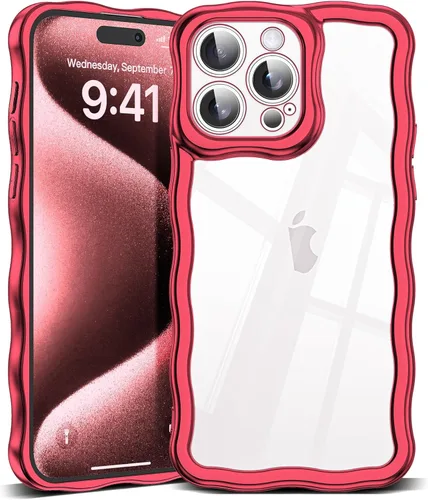 Miniatura 9 de SKYLMW Compatible con iPhone 6s Plus/6 Plus Case de 5.5", Linda Kawaii Marco Ondulado Rizado Forma de Marco Funda de Silicona Suave Resistente a