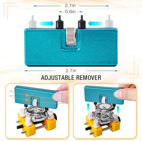 Miniatura 5 de BYNIIUR Watch Battery Replacement Tool Kit, Watch Repair Kit, Watch Back Remover Tool, Watch Tool Kit, Watch Case Back Opener, Watch Repair Tools &