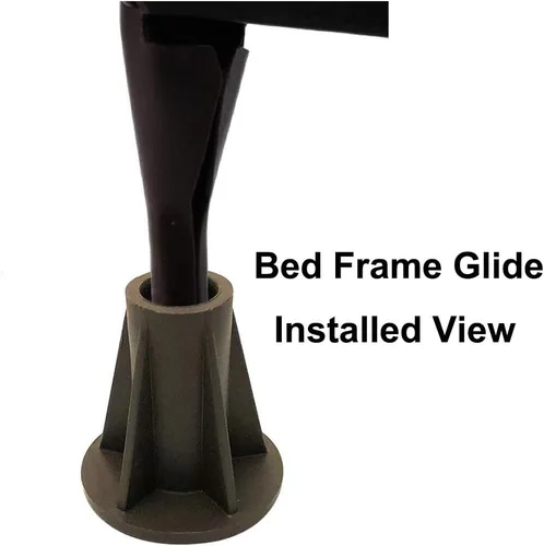 Miniatura 7 de Home's Place Patas de marco de cama de acero para reemplazar las ruedas. Evita deslizamientos. Resistentes patas de marco de cama de repuesto