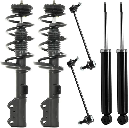 Miniatura 62 de Detroit Axle - Kit de puntales delanteros de 6 piezas para Ford Escape 2014-2019, 2 puntales y muelles helicoidales, 2 enlaces de barra
