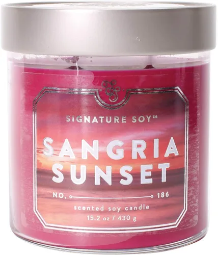 Miniatura 41 de Signature Soy Vela perfumada con tapa de roble de vainilla en tarro grande Roble Vain