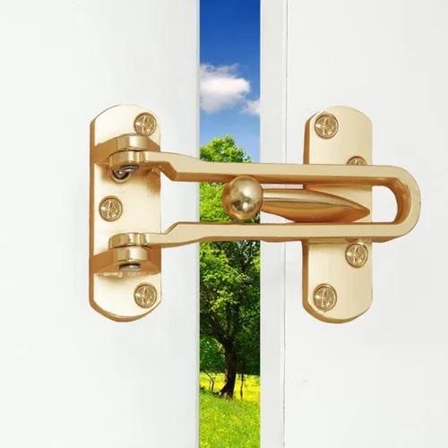 Miniatura 3 de Alise Protector de puerta de barra oscilante, cerradura de pestillo de puerta para puertas delanteras e interiores, pestillo de seguridad de puerta