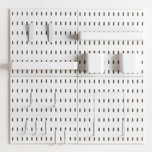 Miniatura 7 de Juego de combinación de tableros de clavijas para organizador de pared, kits de tableros de clavijas montados en pared para cocina, dormitorio