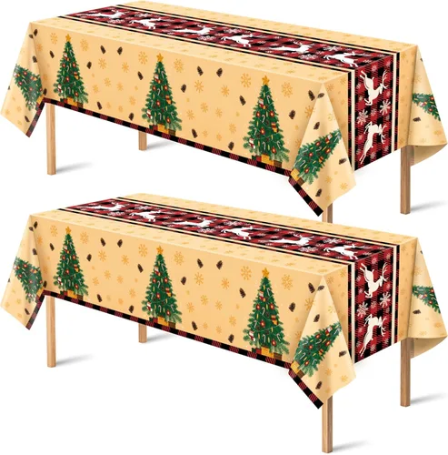 Miniatura 14 de OHOME Decoraciones del 4 de julio, mantel de plástico con bandera patriótica estadounidense para decoraciones del día de los veteranos, accesorios