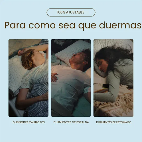 Miniatura 4 de Coop Home Goods Eden - Almohada de cama tamaño Queen para dormir de espalda, estómago y de lado, gel refrescante de espuma viscoelástica suave