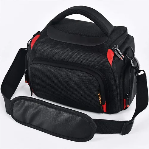 FOSOTO Funda de hombro para cámara compatible con Nikon D3000 D3200 D3300 D5100 D5300 D7500 D500 D610 Canon 2000D T8i SL2 T7i DSLR cámaras