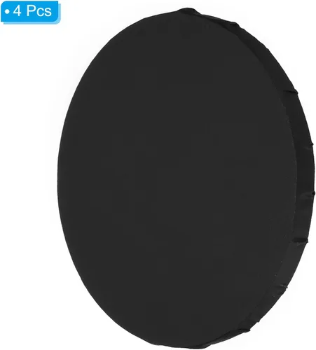 Miniatura 3 de PATIKIL Lienzos de pintura para pintura, paquete de 4 paneles redondos de madera de 6 pulgadas, bastidor de madera en blanco, paneles de lienzo