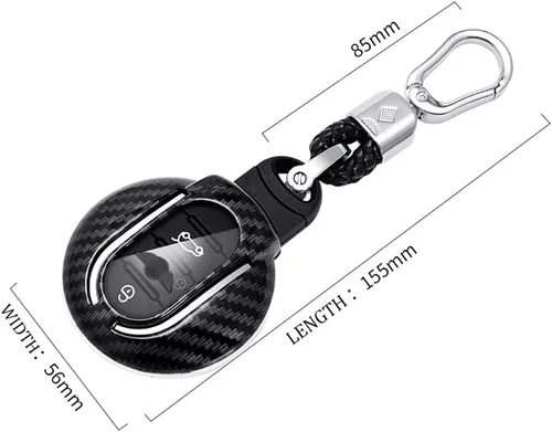 Miniatura 3 de Cubierta de llavero de TPU con llaveros para BMW Mini COOPERS ONE JCW F56 F55 F54 F57 F60 R55 R56 R57 R58 R59 R60 S Roadster