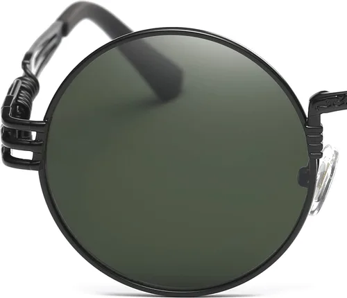 Miniatura 41 de Dollger Gafas de sol redondas Steampunk con marco de metal