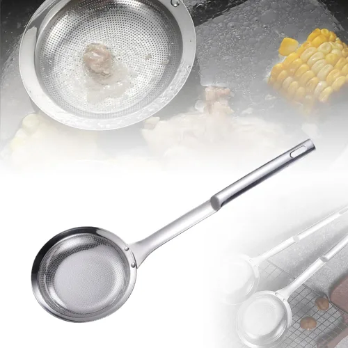 Miniatura 7 de Colador de malla fina de acero inoxidable nuevo colador de malla fina de acero inoxidable para colador de aceite de cocina, colador de malla fina