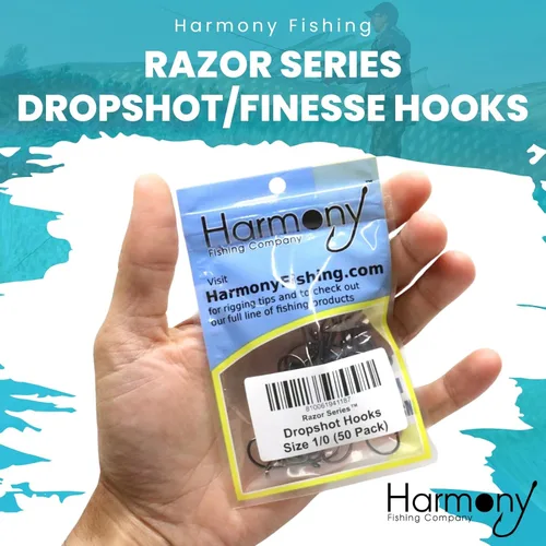 Miniatura 7 de Harmony Fishing - Razor Series Dropshot - Anzuelos de pesca (selecciona tamaño y cantidad)