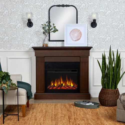 Miniatura 2 de Real Flame chimenea eléctrica (roble de castaña)