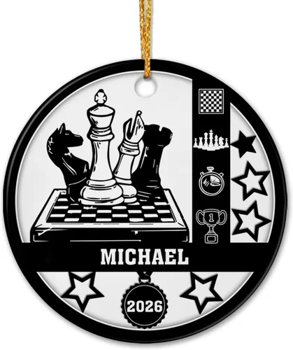 Miniatura 12 de Adorno de cerámica para jugador de bádminton, regalo para hombres y mujeres, adorno de cerámica personalizado para Navidad 2025, adorno para amantes