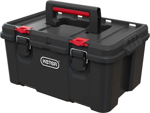 Miniatura 5 de Keter Stack n' Roll - Caja de herramientas modular para bricolaje, apilable, ligera, duradera, resistente al agua, color negro