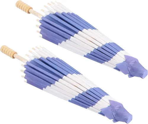 VALICLUD 2 unids sombrilla paraguas sol clásico japonés paraguas decoración vacaciones aceitado boda accesorios de baile fotografía accesorios