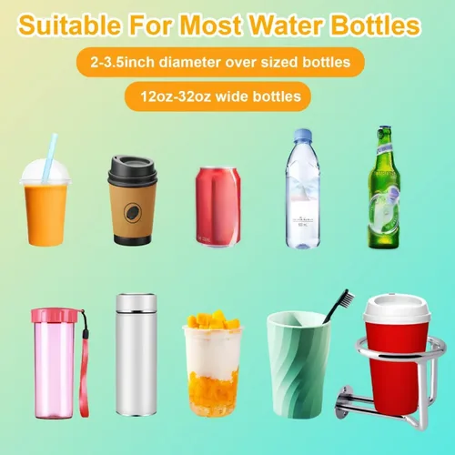 Miniatura 2 de Soporte para vasos de acero inoxidable de grado 304 para barco, resistente, para bebidas acuáticas, yates marinos, camiones (1 unidad)
